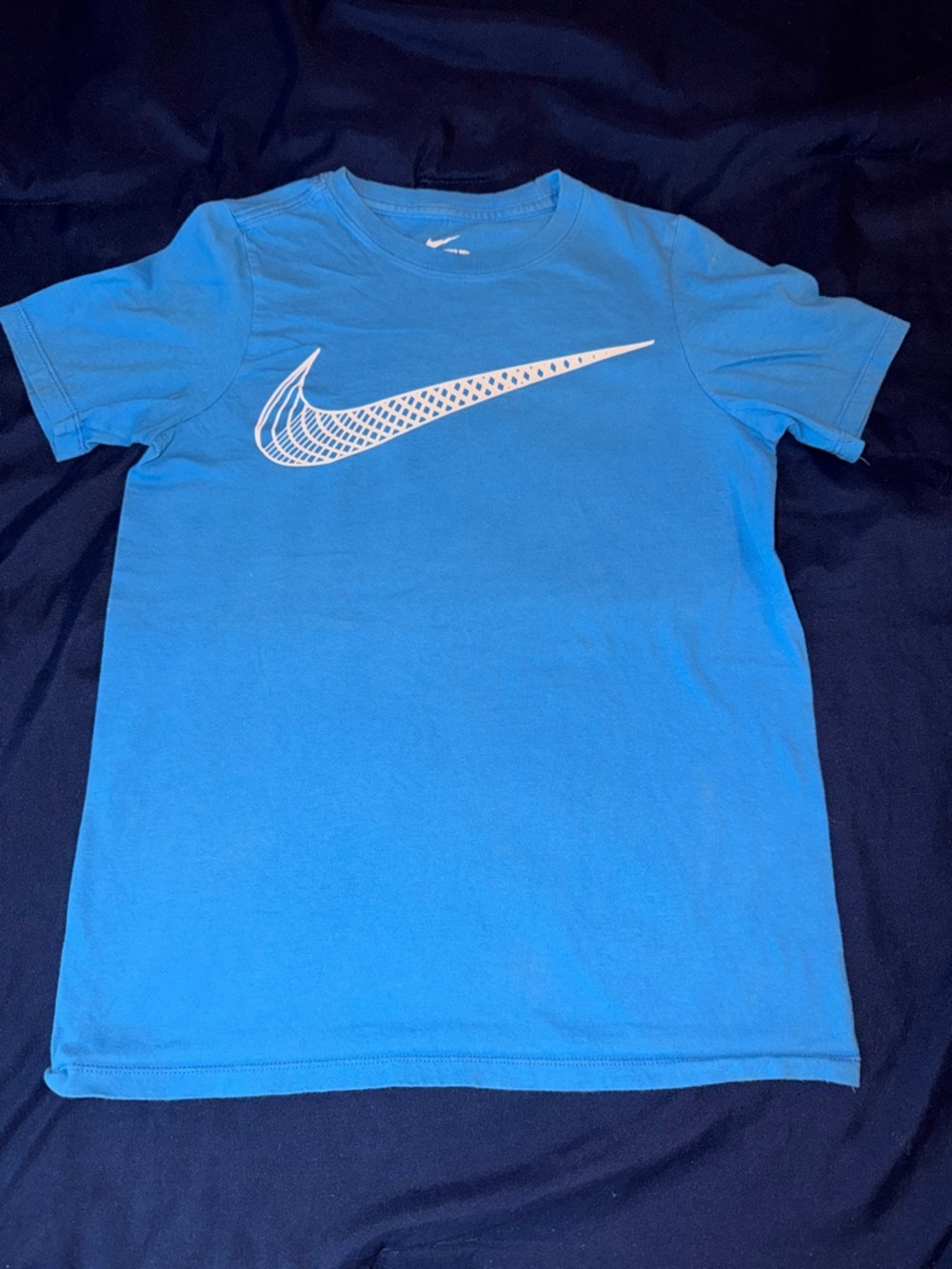 Nike Blue T‑Shirt with White Swoosh
